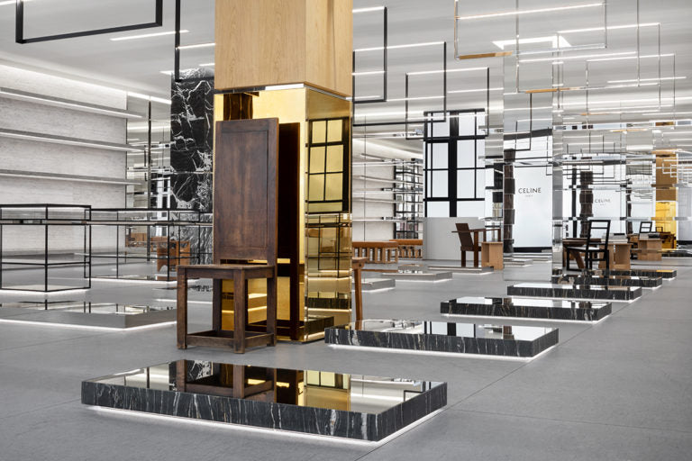 INSIDE CELINE’S NEW HEDI SLIMANE DESIGNED MAYFAIR STORE