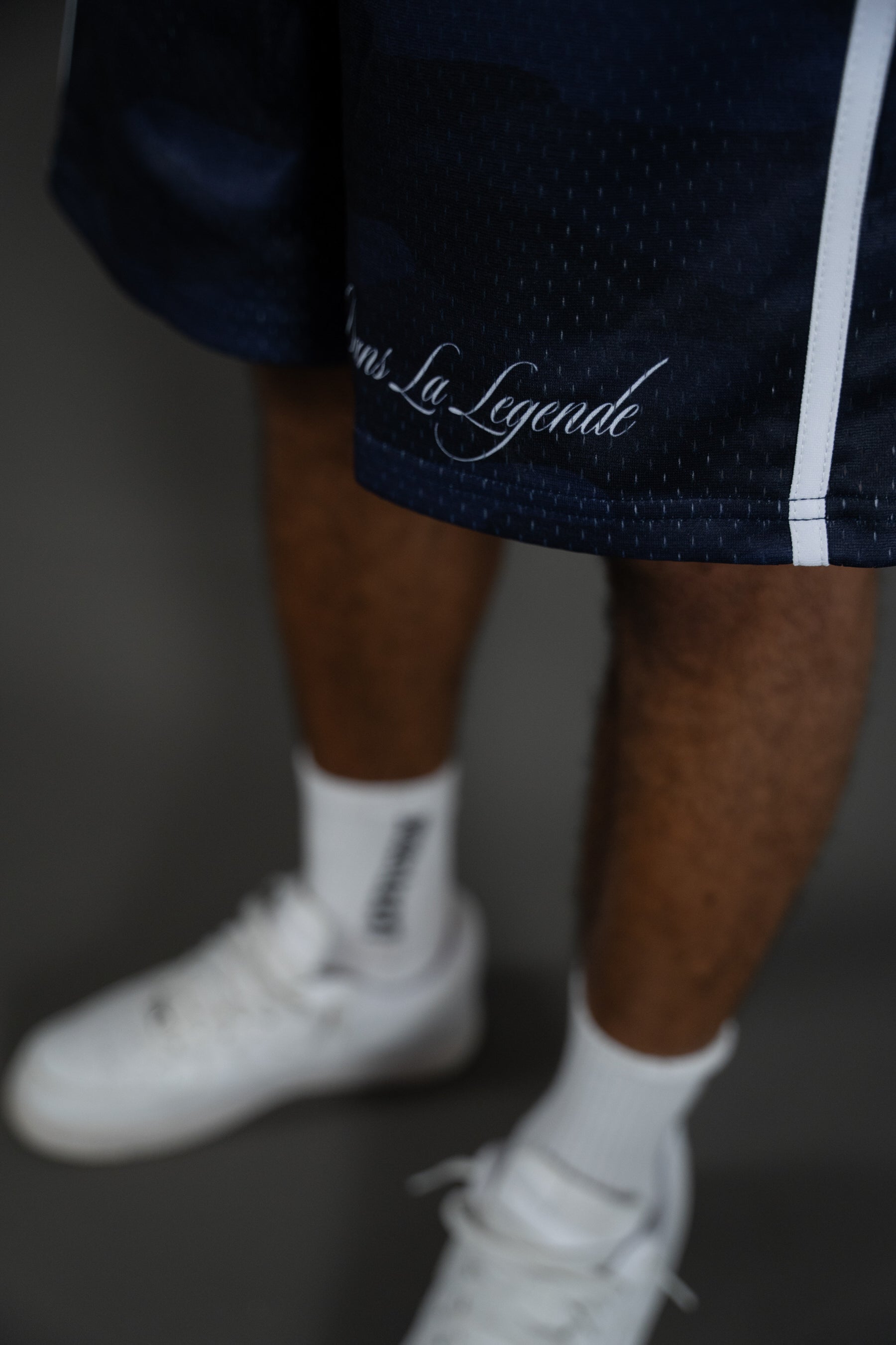 Dans La Legende Navy Mesh Short