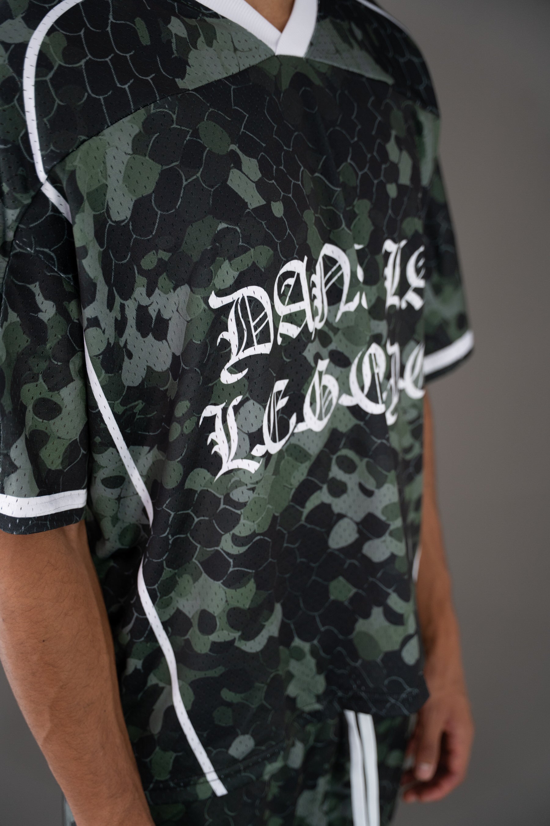 Dans La Legende Mesh Baseball Jersey