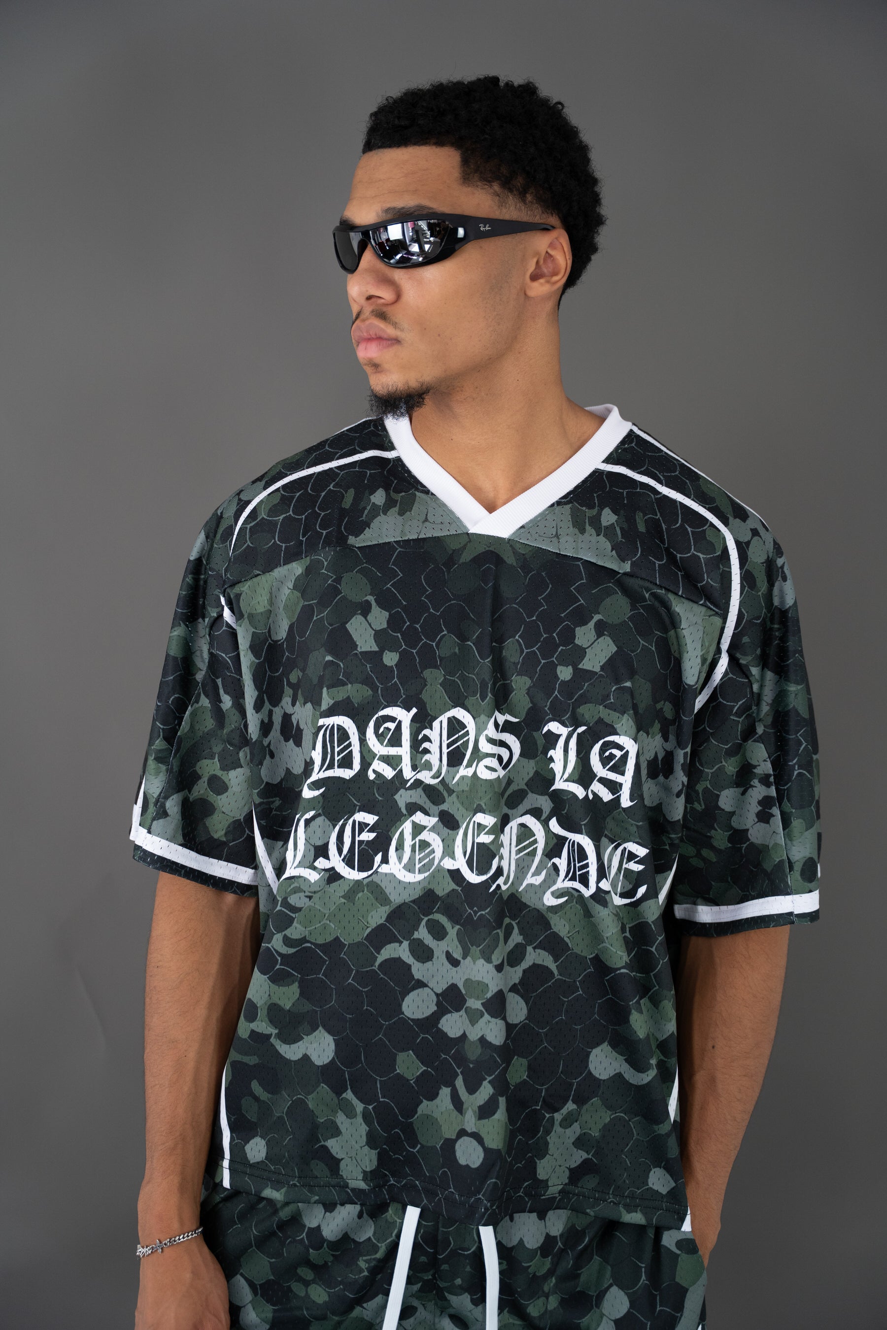 Dans La Legende Mesh Baseball Jersey
