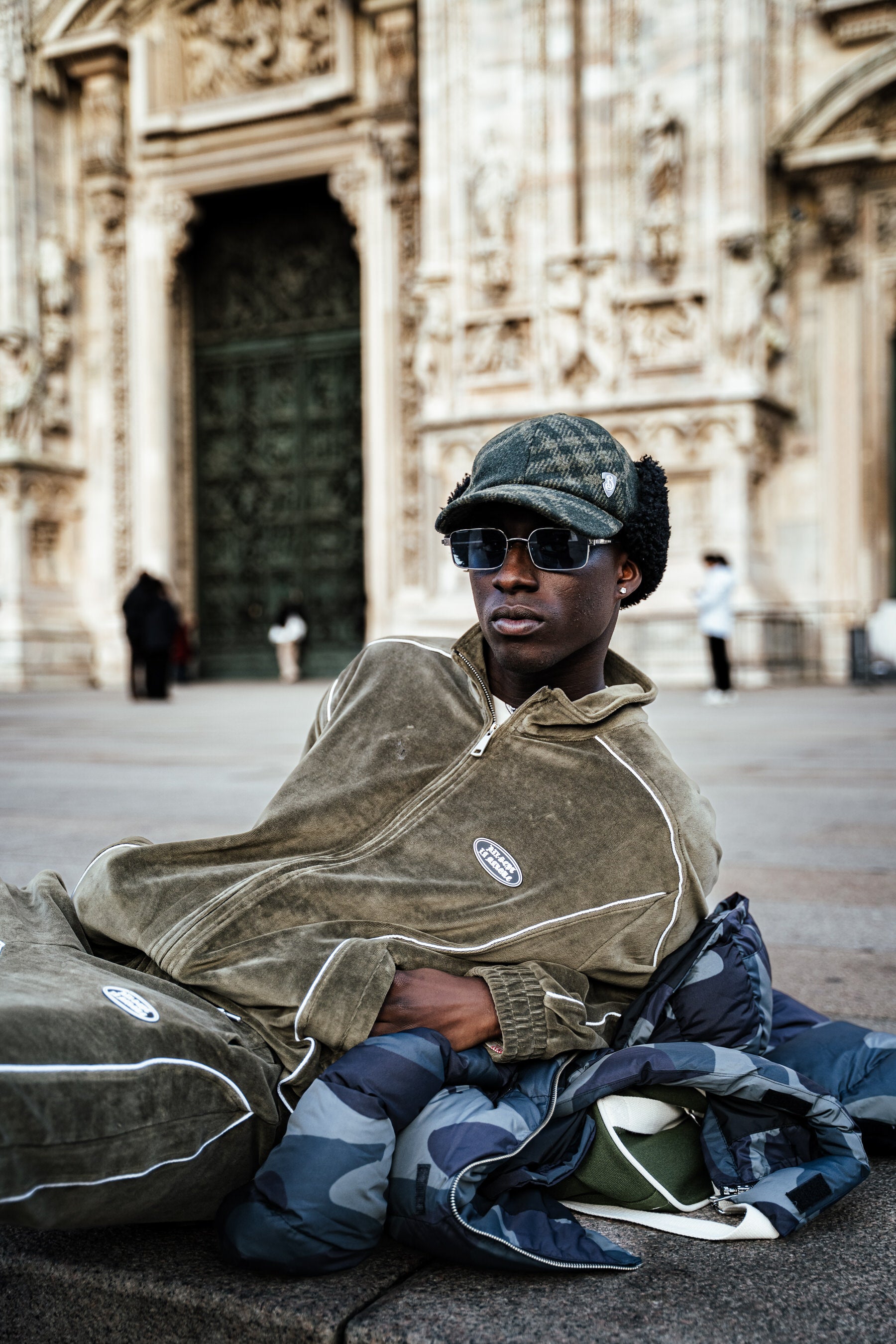 Paid in full 3.0 - Khaki Velvet Vest