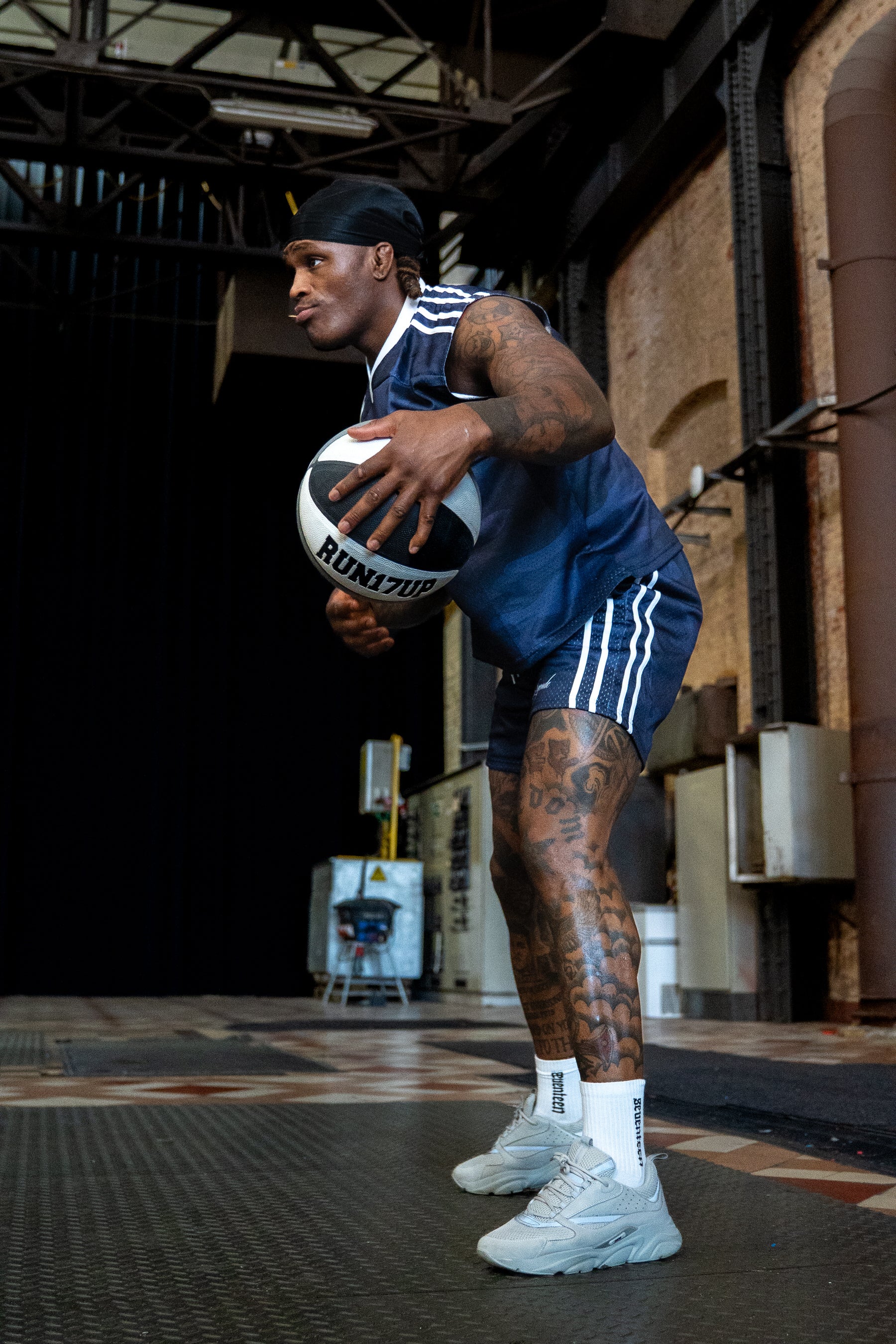 Dans La Legende Navy Mesh Short