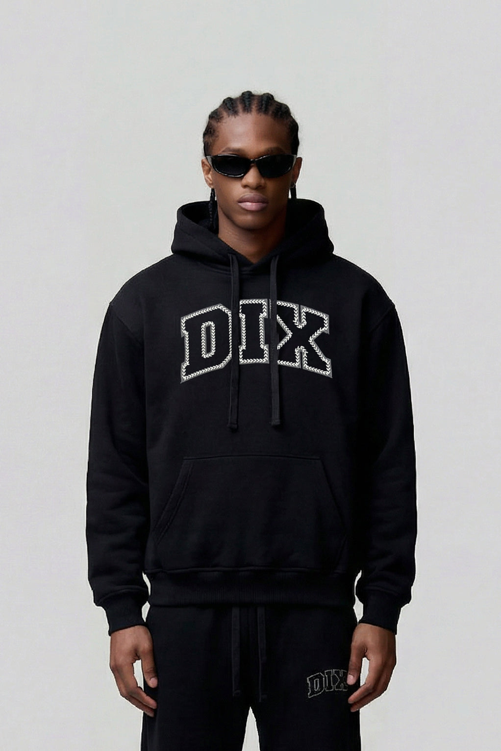 Dix Logo Black Hoodie