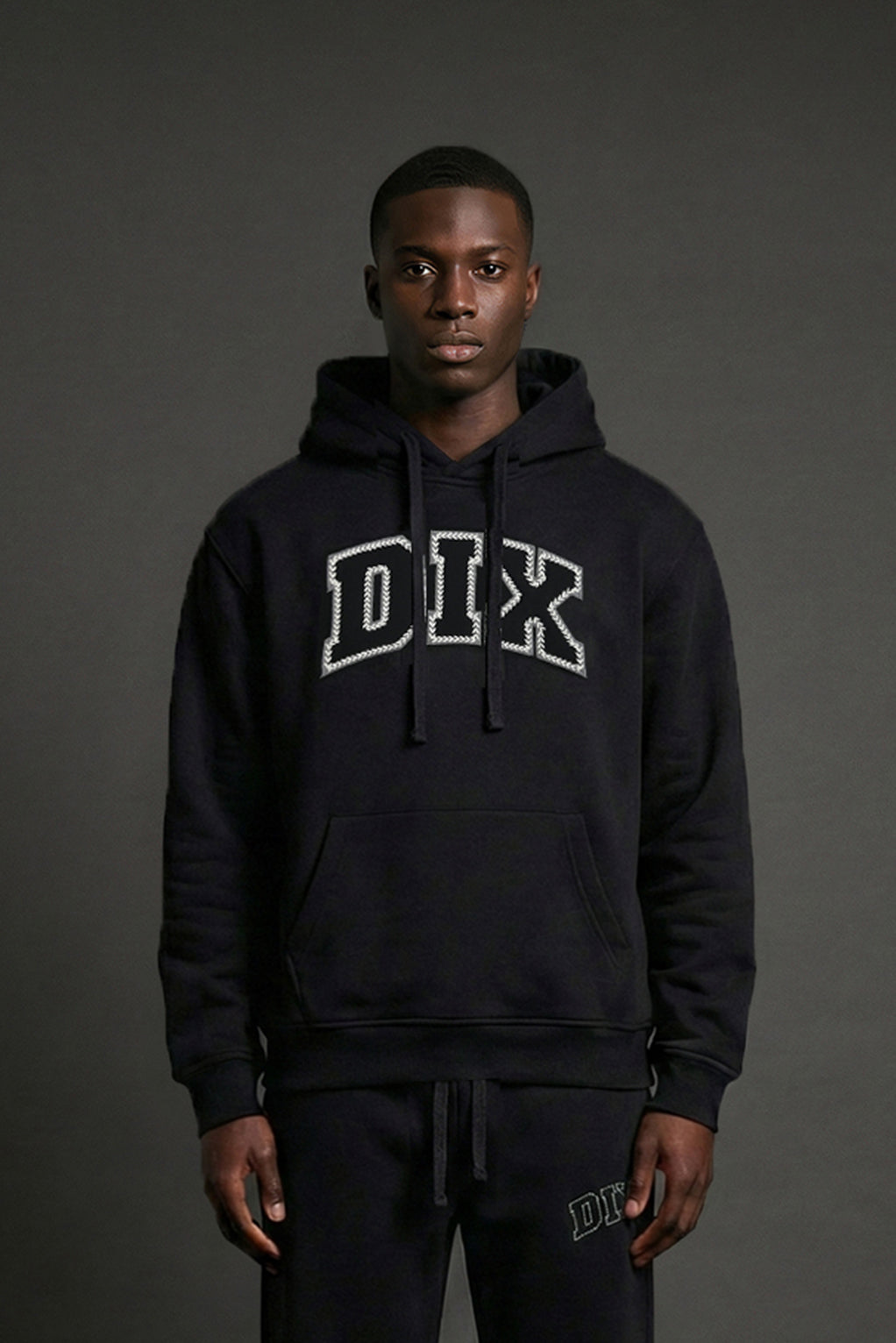 Dix Logo Black Hoodie