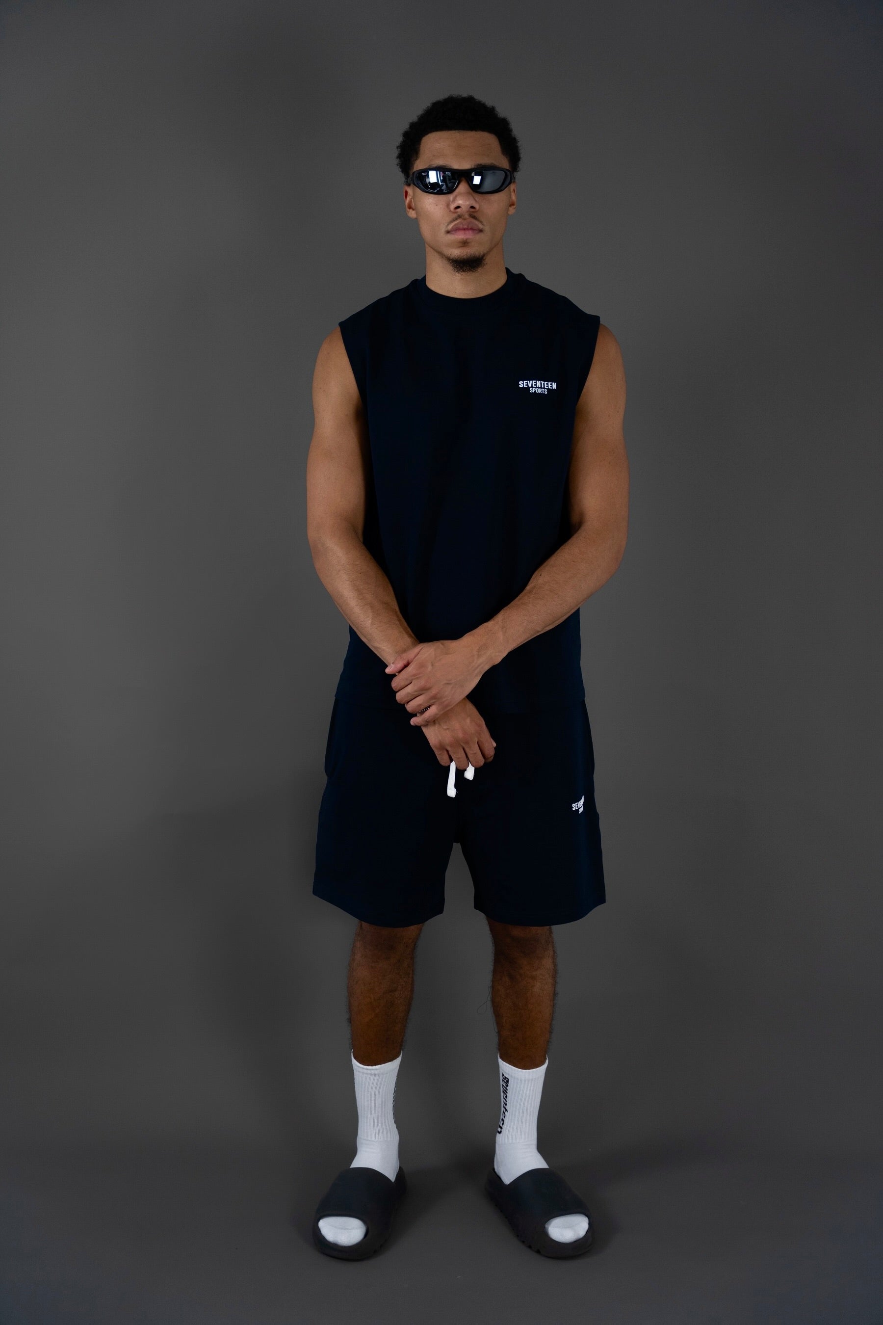 Seventeen Sports Navy Short