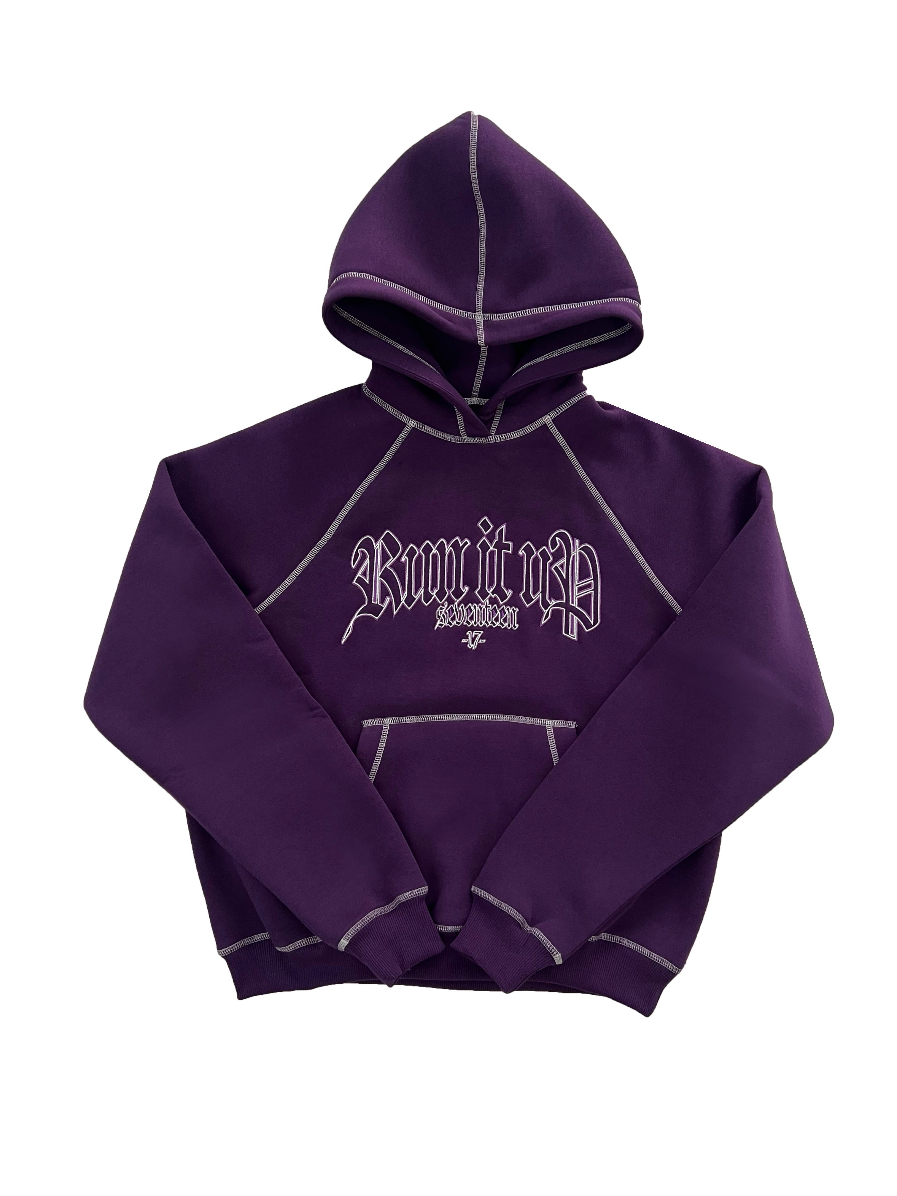 Run it up 2.0 - Purple Hoodie