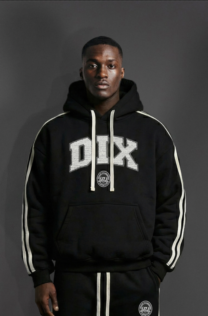 Black Dix College Hoodie