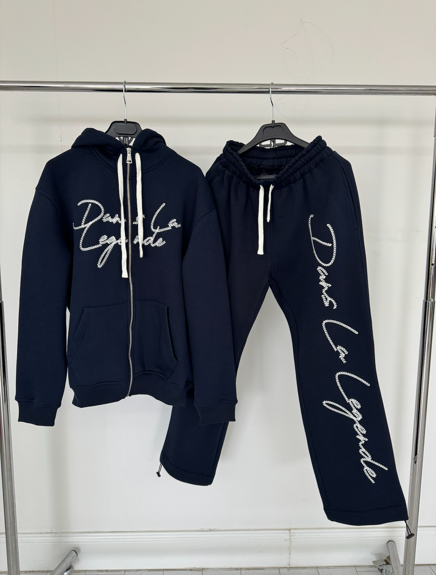 Dans La Legende Navy Zipup Hoodie