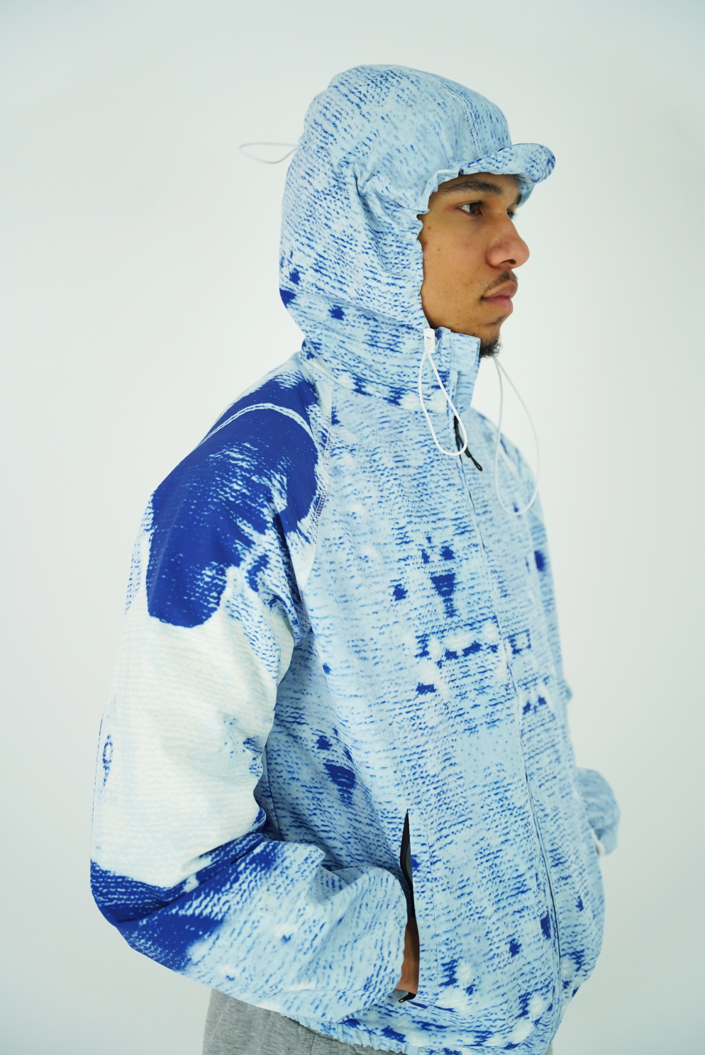 side view of didier drogba windbreaker jacket