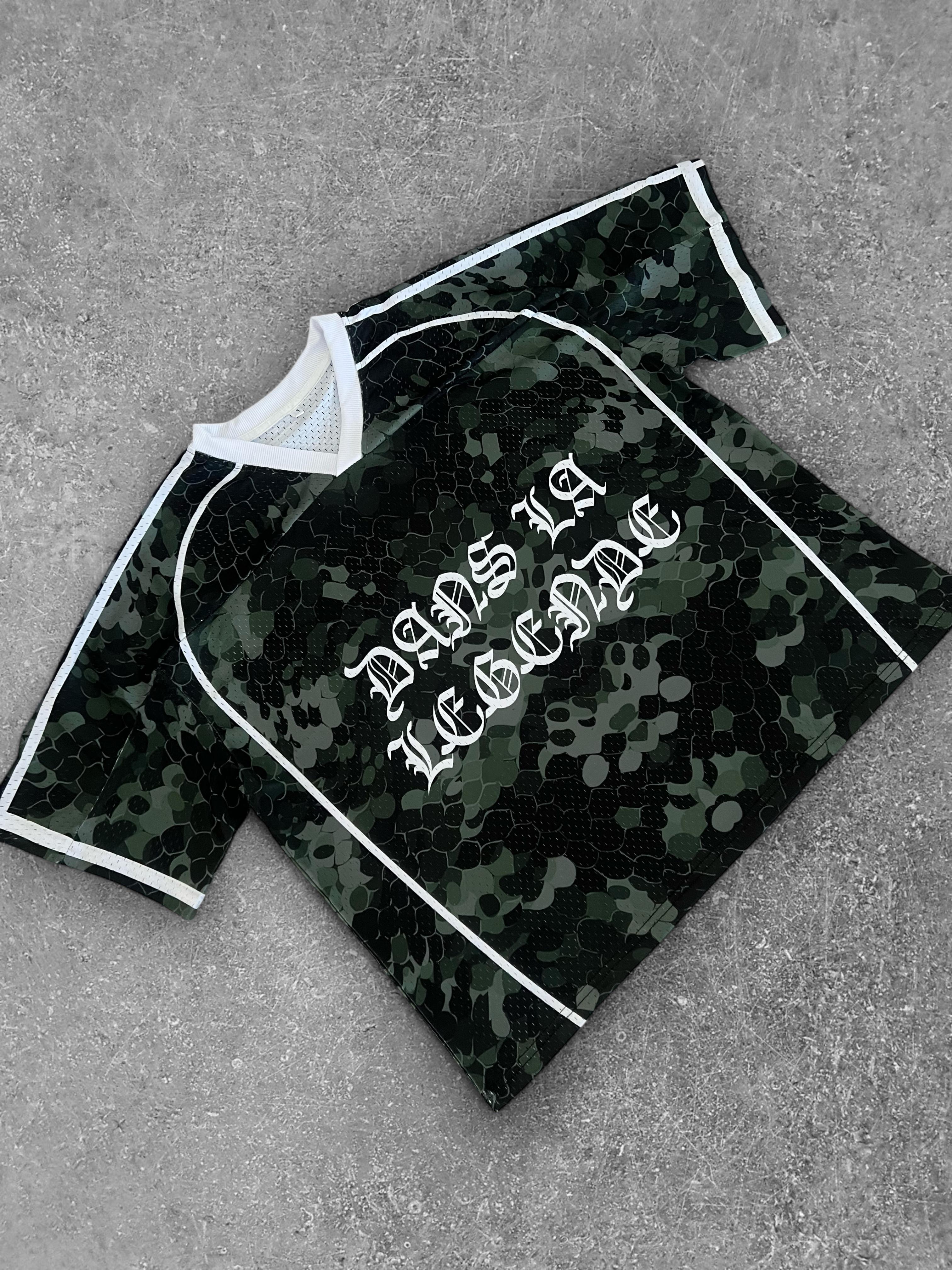 Dans La Legende Mesh Baseball Jersey