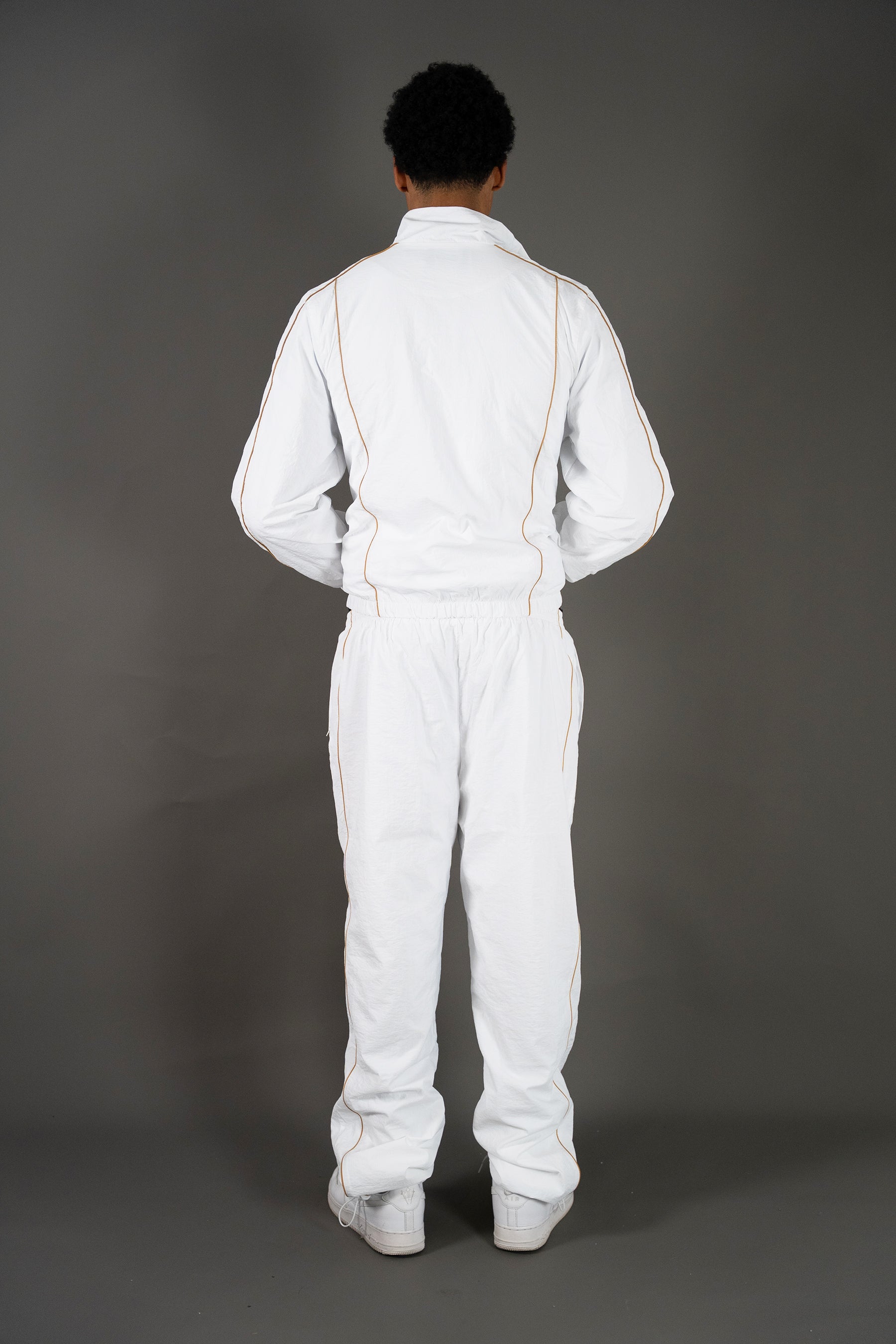 Dans La Legende White Windreaker Pants