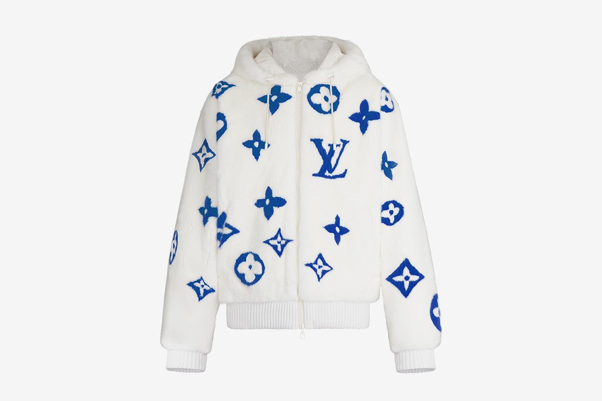 Louis Vuitton Monogram Mink Bomber Jacket