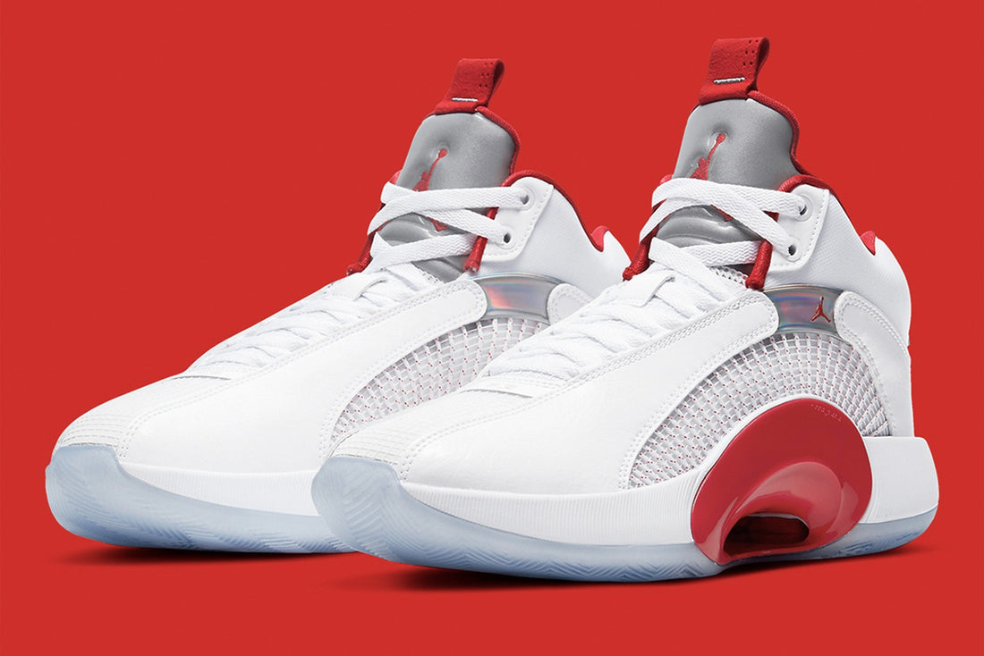 THE AIR JORDAN 35 SURFACES IN AN ICONIC COLORWAY