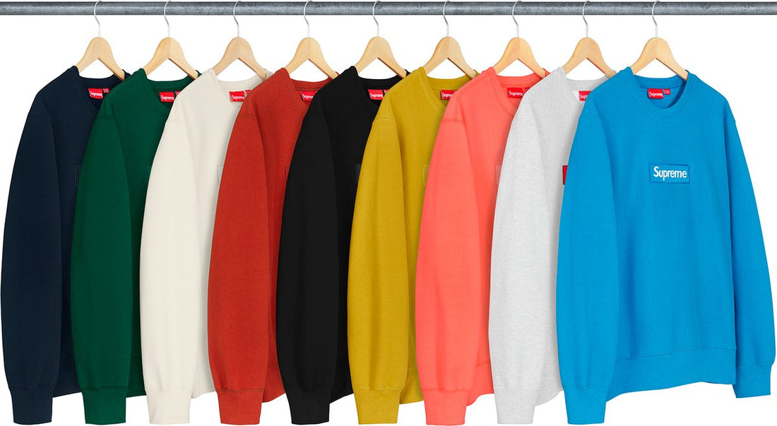 SUPREME'S FW18 CREWNECKS DROP ON THURSDAY