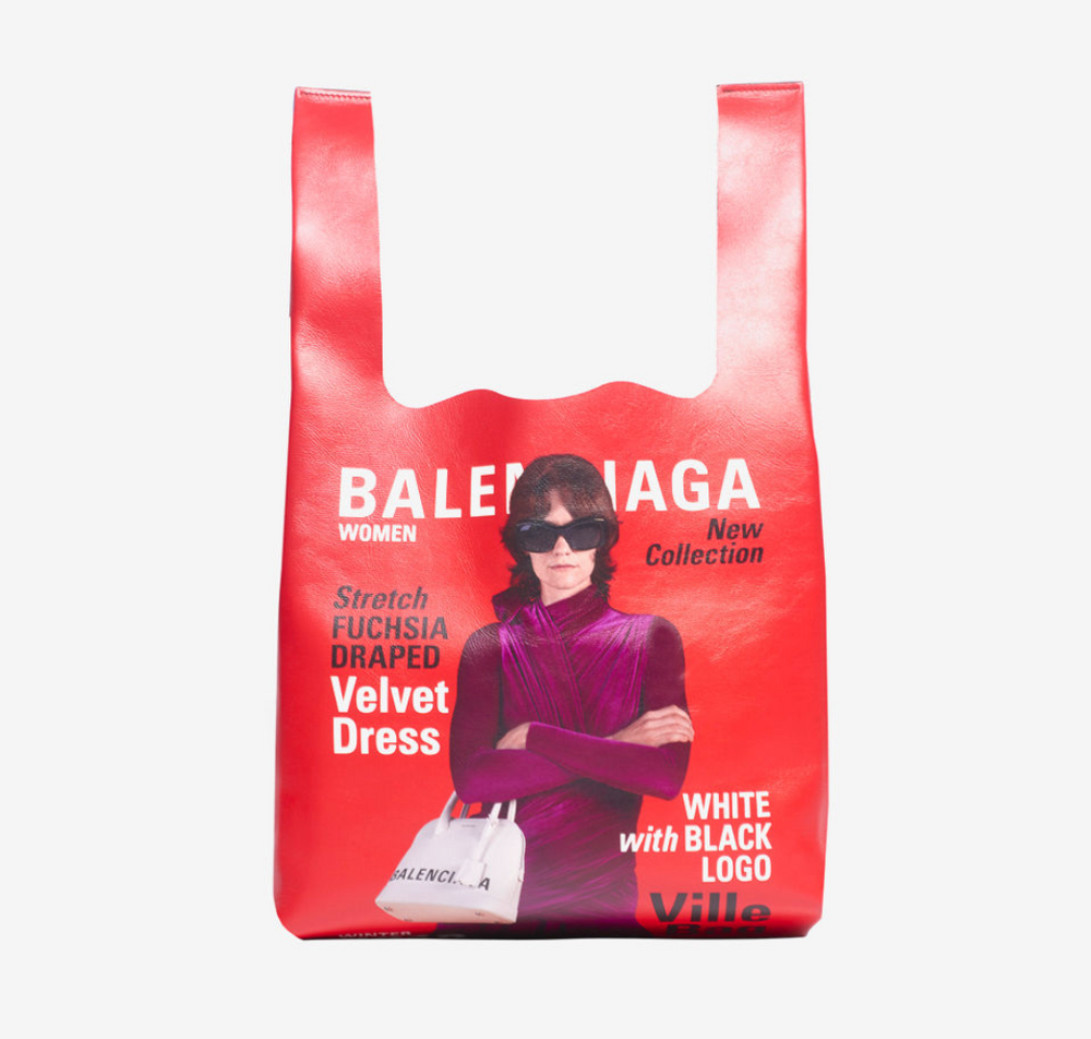 BALENCIAGA'S NEW CAMPAIGN: SUPERMARKET TOTE BAG - YES/NO?