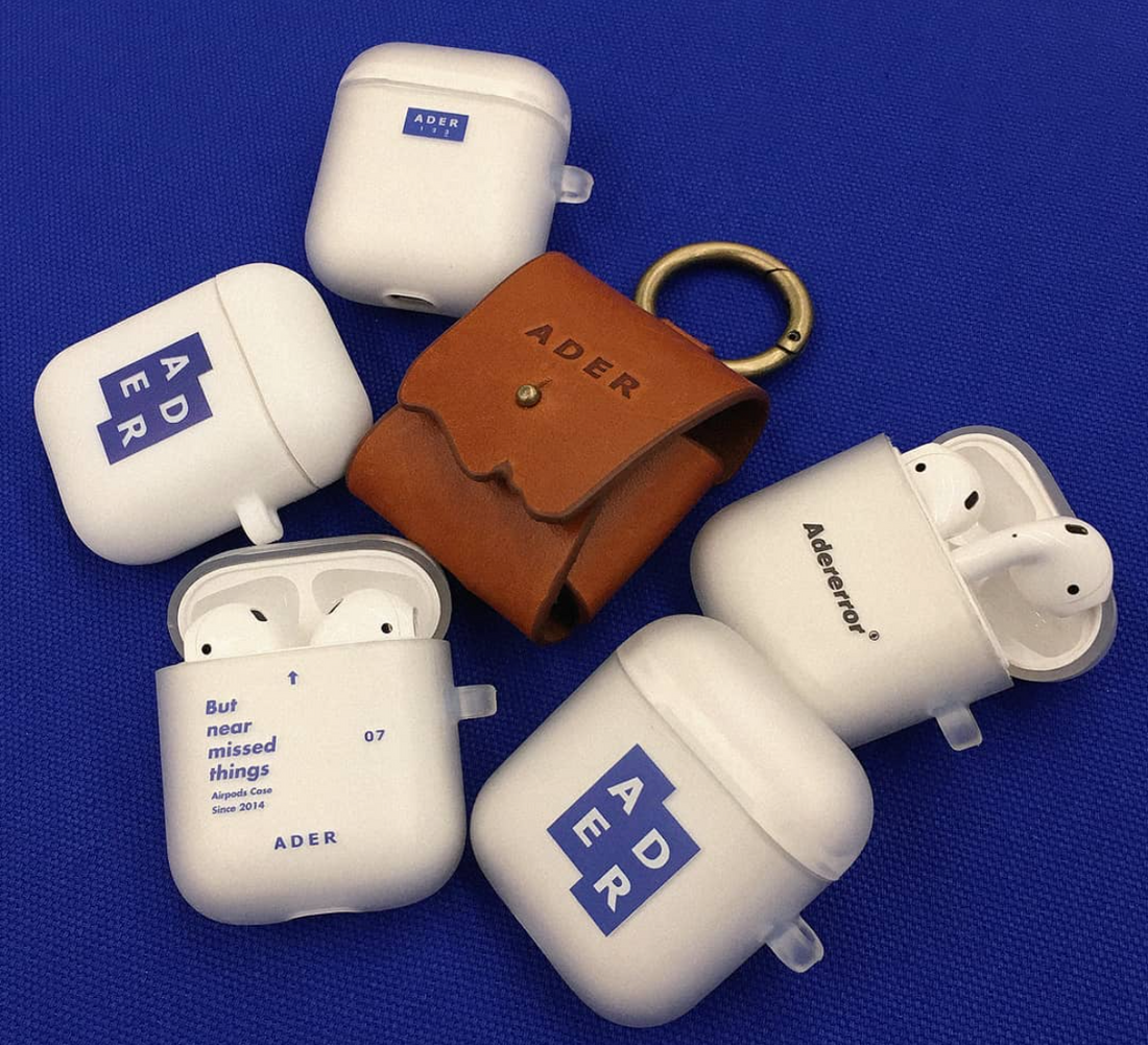 ADER ERROR DROPS LINE OF SIGNATURE BRANDED AIRPOD CASES