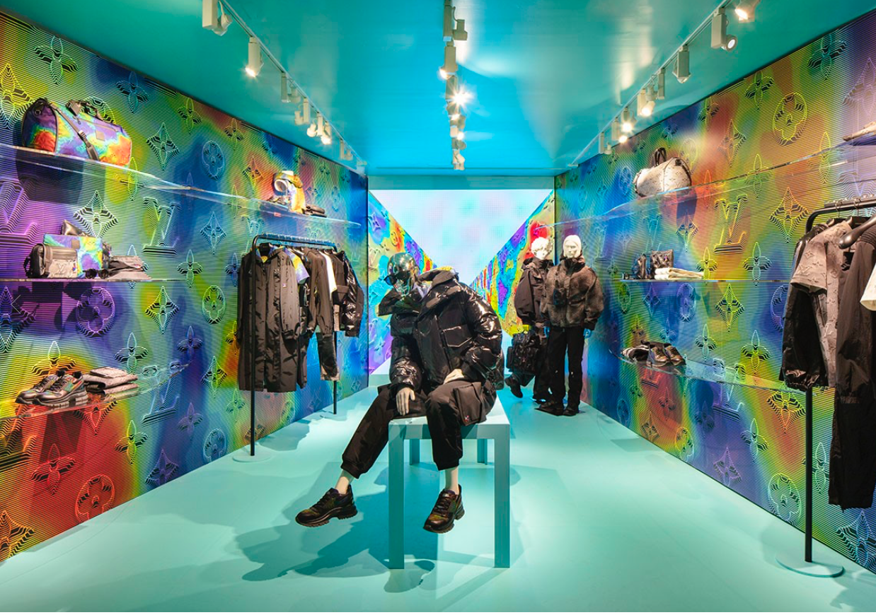 LV LAUNCHES SOHO POP-UP FOR VIRGIL ABLOH'S 2054 COLLECTIONl