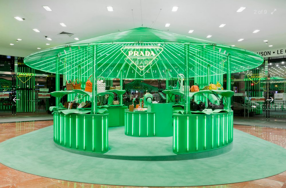 PRADA TAKES OVER GALERIES LAFAYETTE