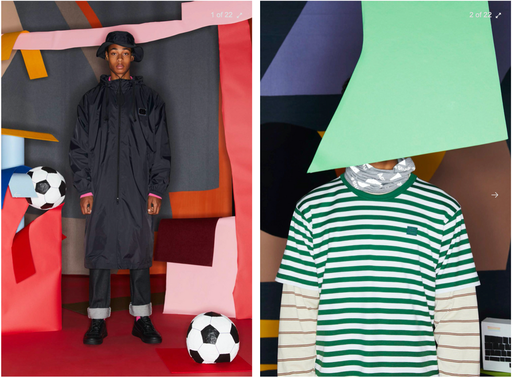 ACNE STUDIOS DELIVERS VIBRANT STAPLES WITH FW20 FACE COLLECTION
