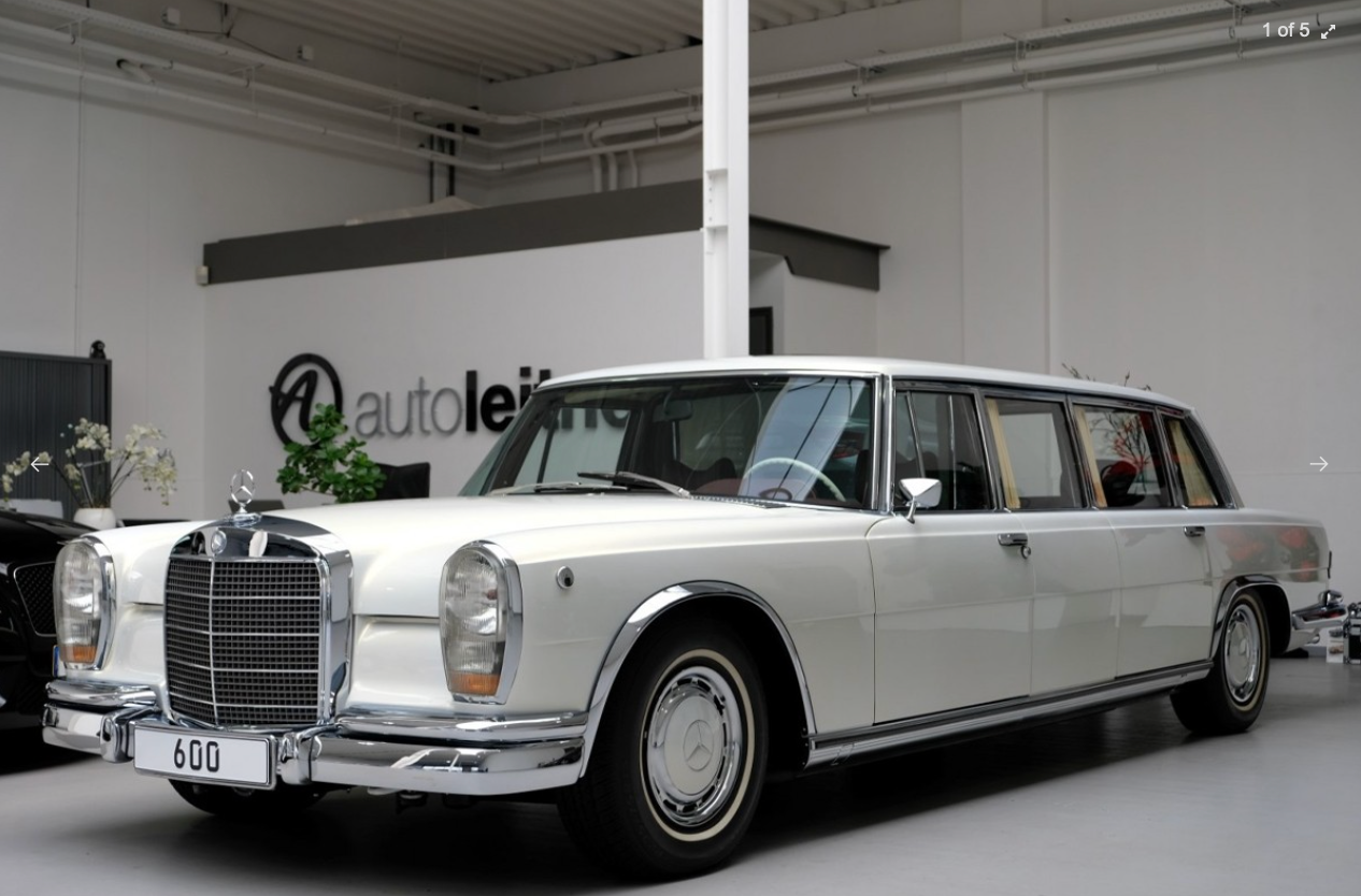 RARE 1975 MERCEDES-BENZ PULLMAN AVAILABLE FOR $2.3 MILLION USD