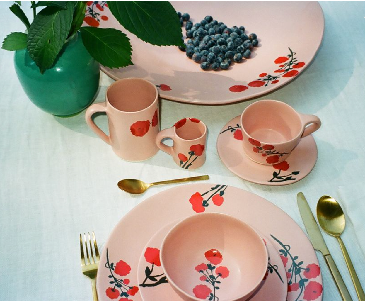 ANTWERP-BASED LABEL BERNADETTE LAUNCHES NEW HAND-PAINTED FLORAL CERAMICS