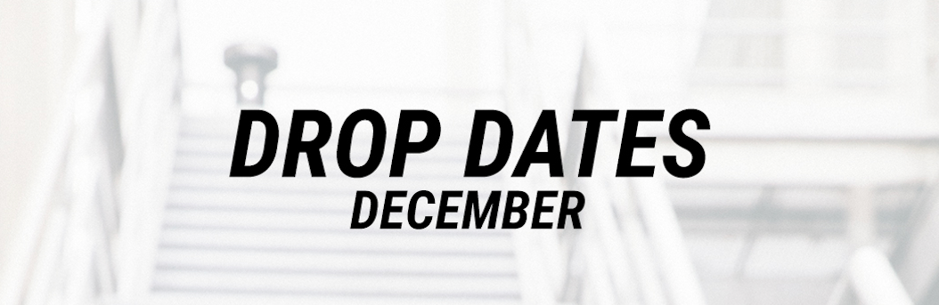 DROP DATES DECEMBER 2020 - SEVENTEEN