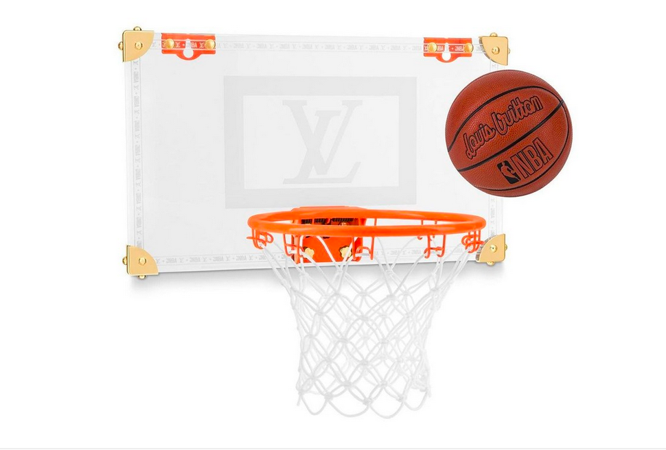 The NBA x Louis Vuitton Backboard and Ball Defines Sport Luxury