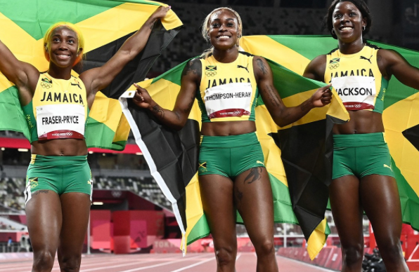 Jamaica Sweeps Women's 100m Sprint at Tokyo Olympics