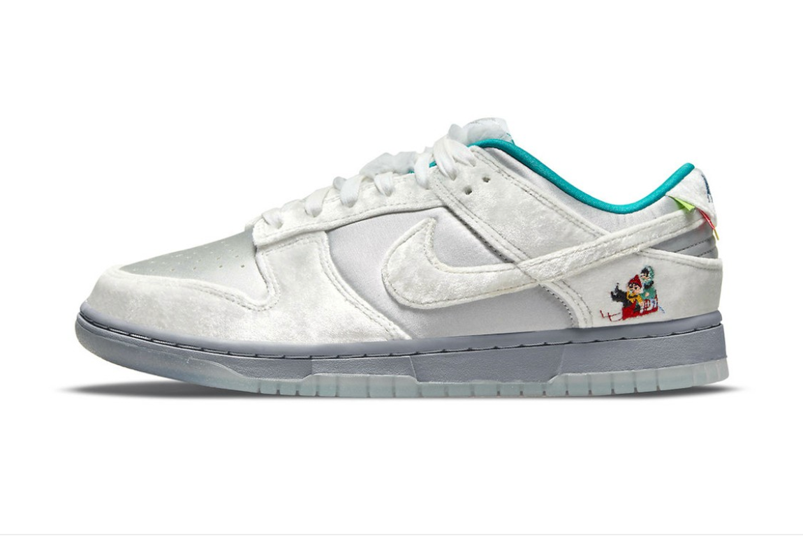 Nike Unveils Dunk Low "Ice" Sneakers for the Holiday Season