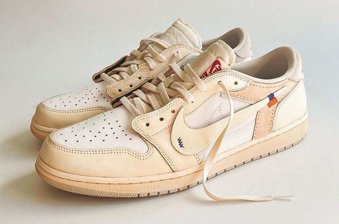 LeBron James Shows Off Custom Off-White™ x Air Jordan 1 Low