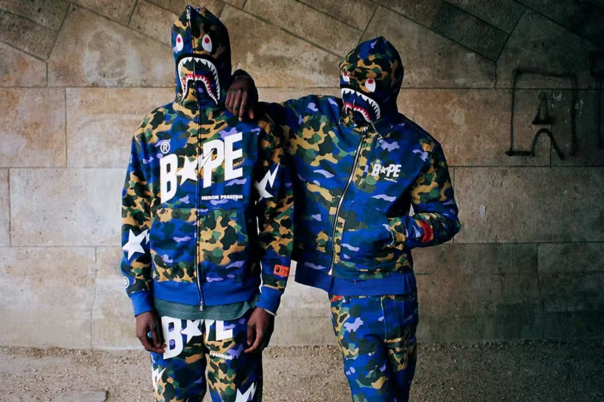Heron Preston x BAPE Is a Throwback to the Days of NIGO