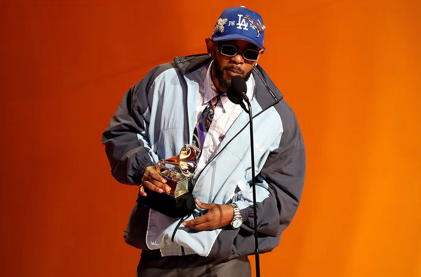 Kendrick Lamar Wears Martine Rose x Nike Shox MR4 for Grammy Win