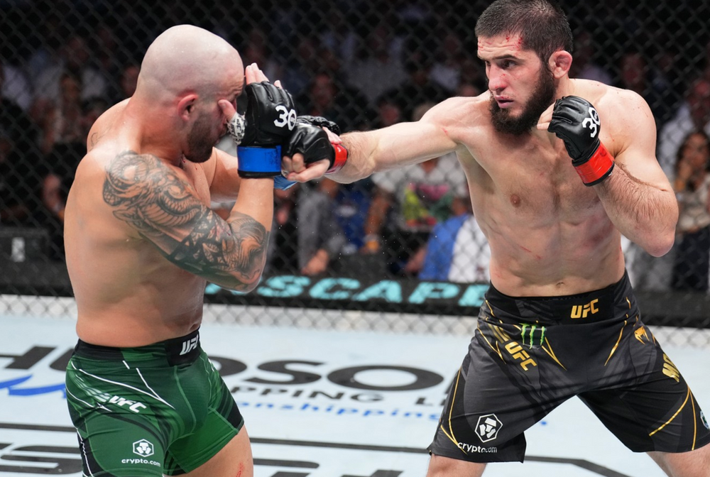 Islam Makhachev Bests Alex Volkanovski in UFC 284 Lightweight Title Bout