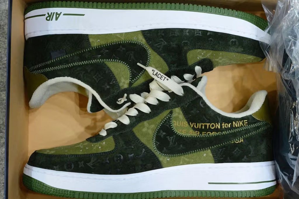 This Unreleased Louis Vuitton x Nike Air Force 1 Sample is Swathed in –  SEVENTEENTHEBRAND