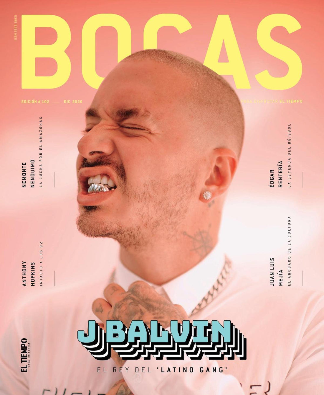 J BALVIN COVERS COLOMBIAN BOCAS MAGAZINE