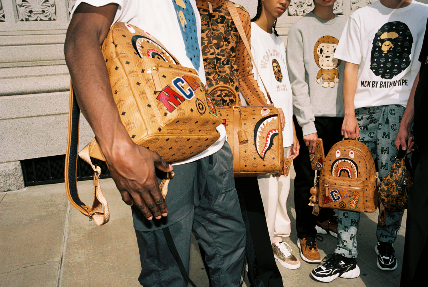 BAPE & MCM JOIN FORCES FOR CO-BRANDED AW19 CAPSULE COLLECTION