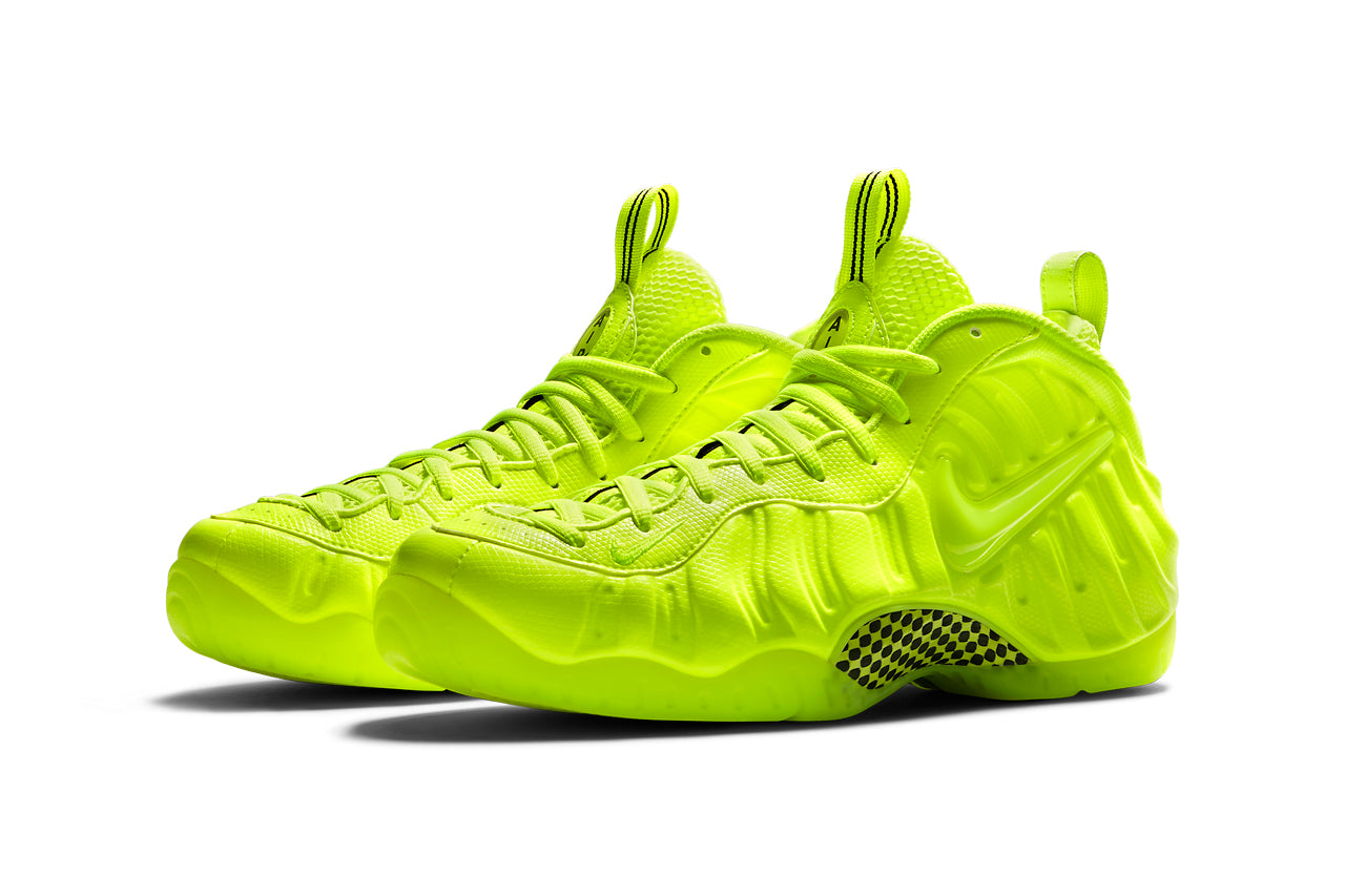 GIVE YOUR SNEAKER ROTATION A JOLT WITH THE NIKE AIR FOAMPOSITE PRO "VOLT"