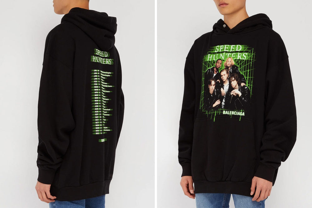 BALENCIAGA'S UPDATED SPEED HUNTERS HOODIE HIGHLIGHTS '90S NOSTALGIA