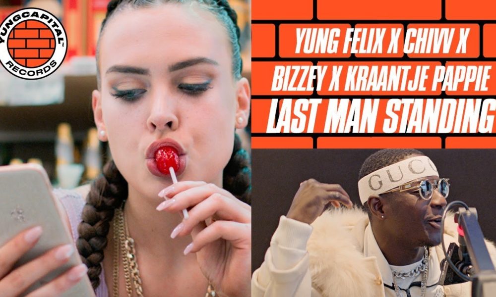VIDEO: YUNG FELIX, BIZZEY, CHIVV, KRAANTJE PAPPIE - LAST MAN STANDING