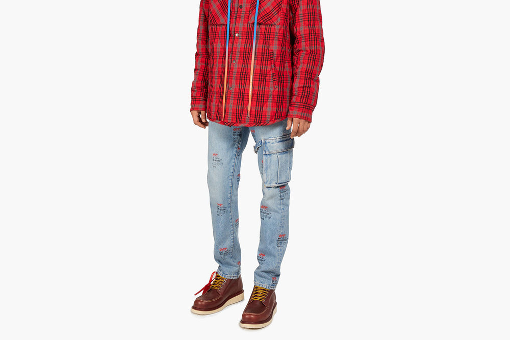 OFF-WHITE™ TO OFFER "PAINT SELECTION" DENIM FOR FW19