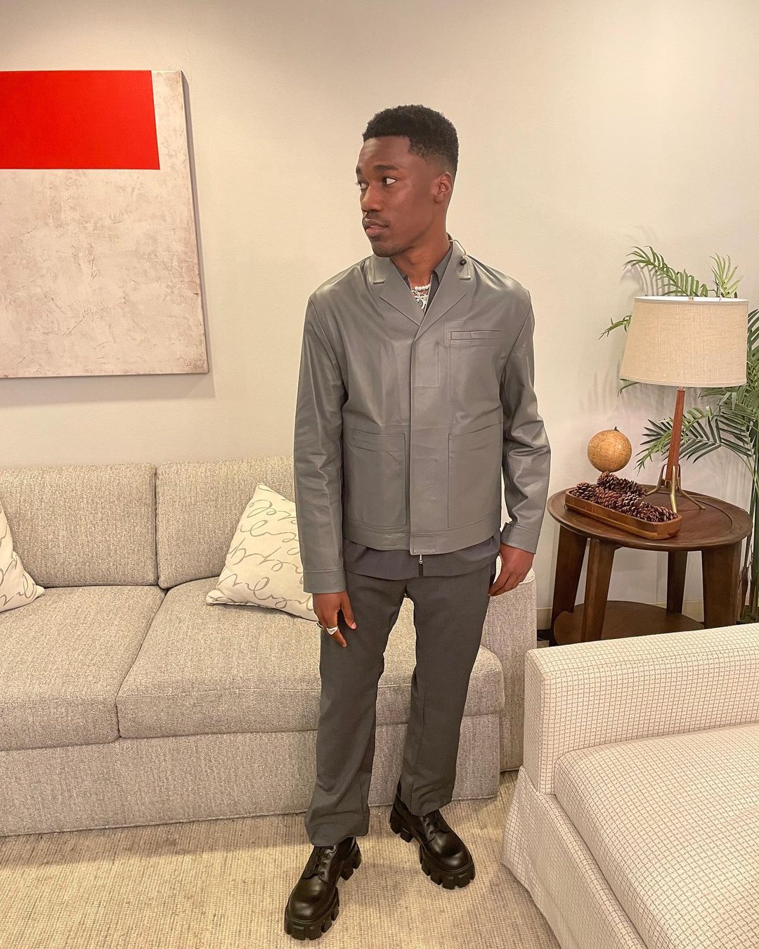 SPOTTED: GIVEON DONS HEAD-TO-TOE PRADA FOR THE ELLEN SHOW