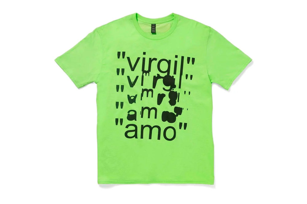 MCA CHICAGO DROPS NEON-COLORED VIRGIL ABLOH "FIGURES OF SPEECH" T-SHIRT & HATS