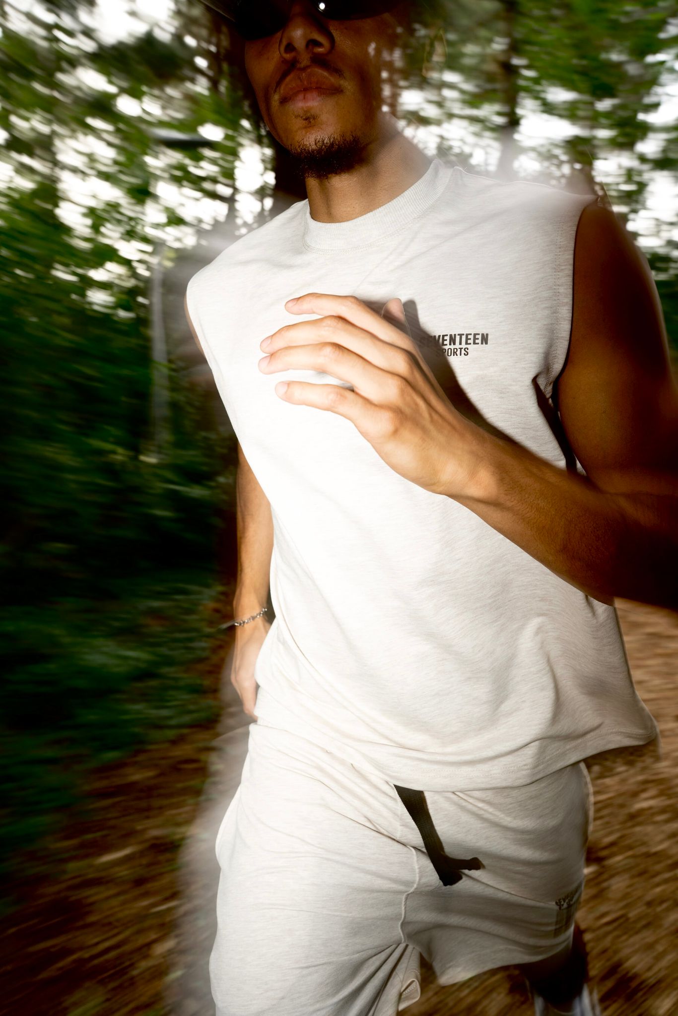 Seventeen Sports Beige Sleeveless