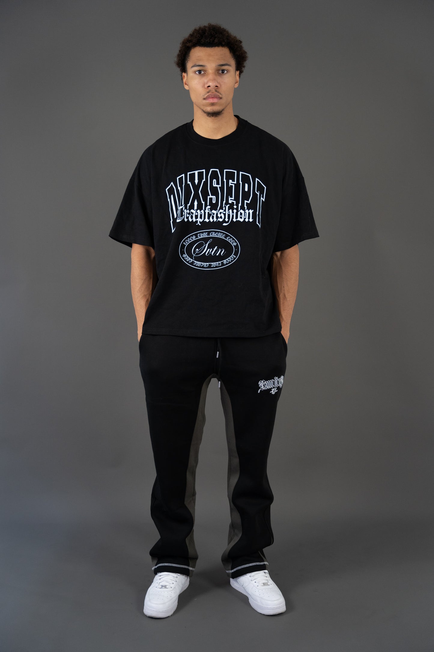 Run It Up 2.0 Black Sweatpants | Seventeenthebrand