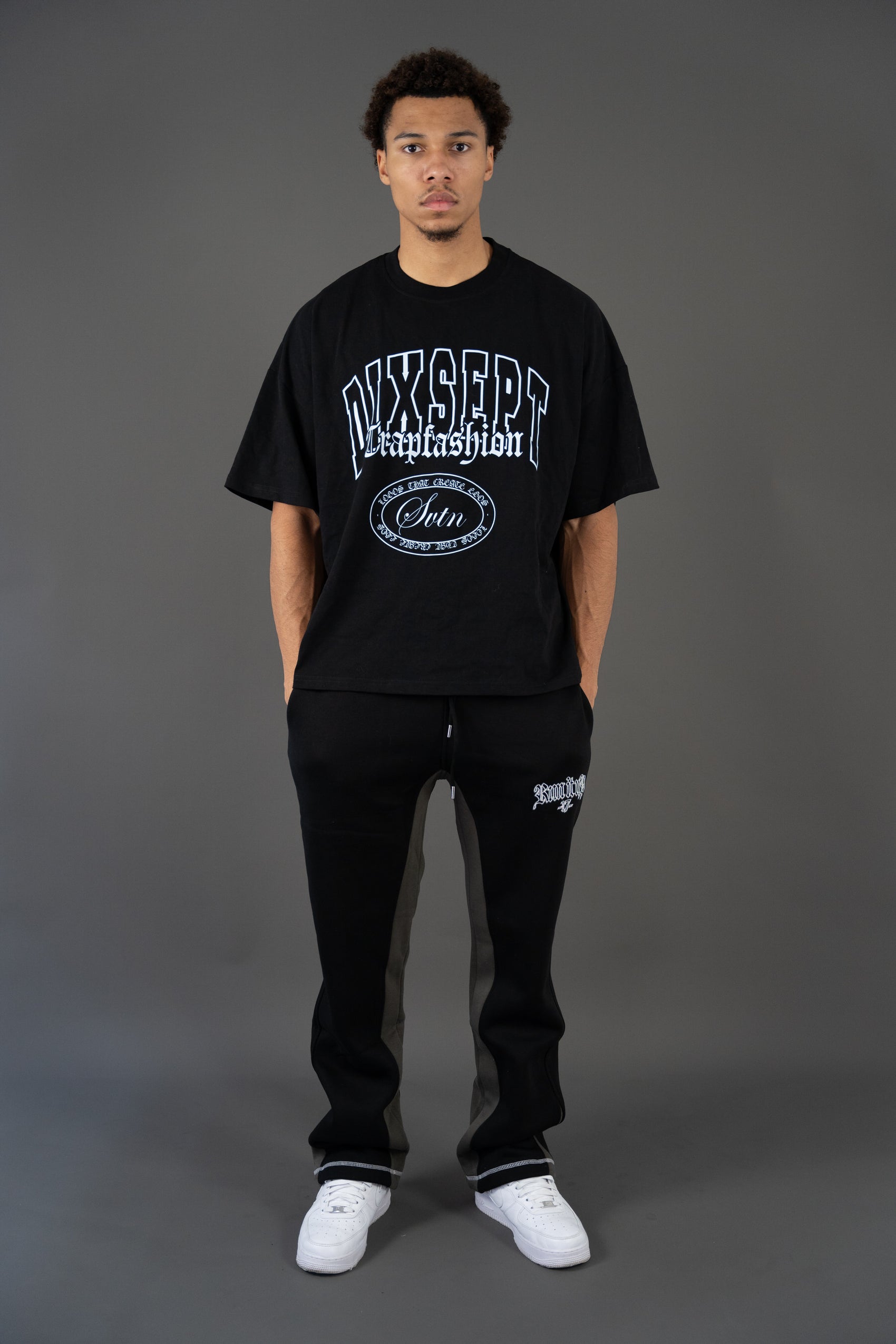 Run It Up 2.0 Black Sweatpants | Seventeenthebrand