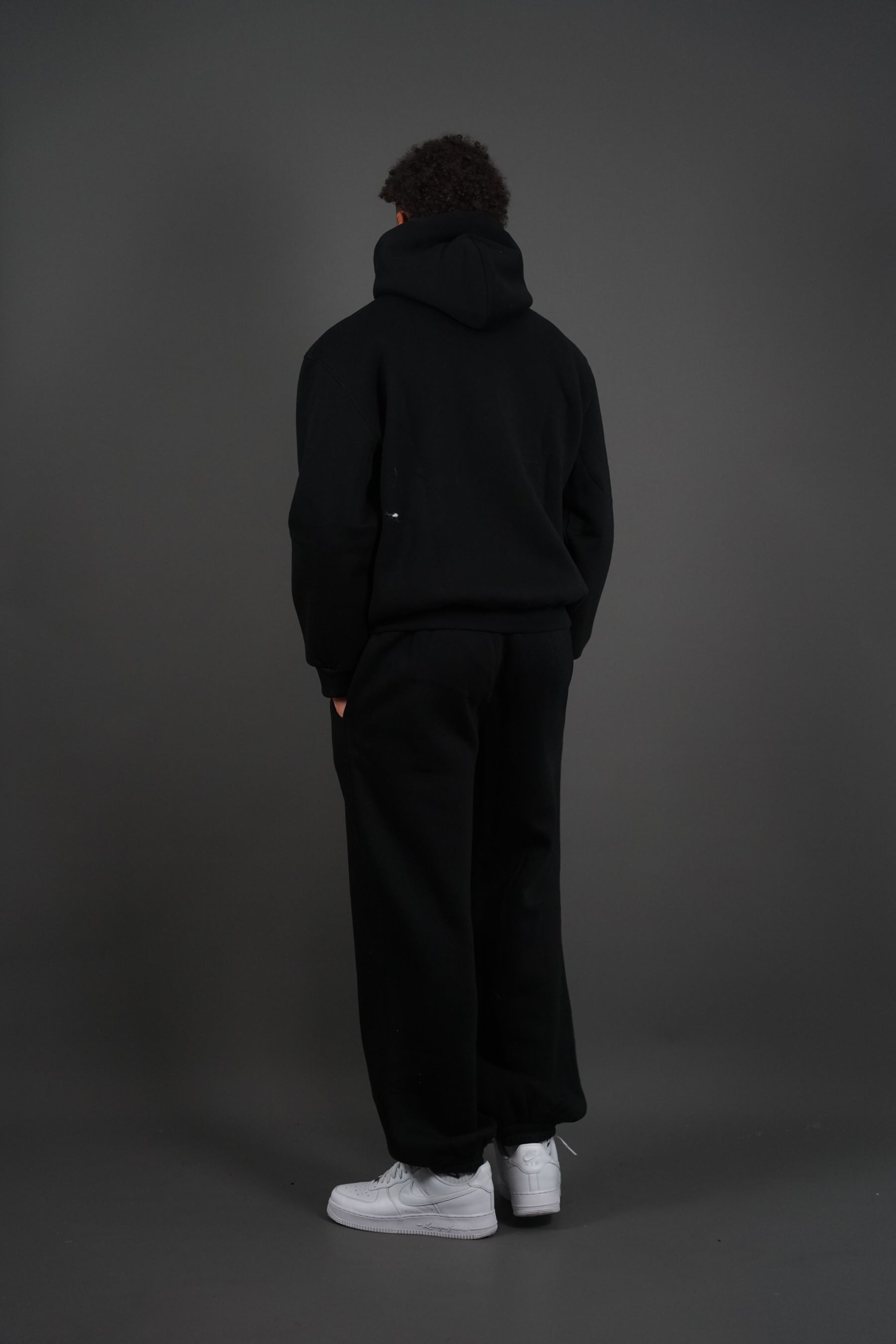 Dixsept Svtn Black Zip Up Hoodie