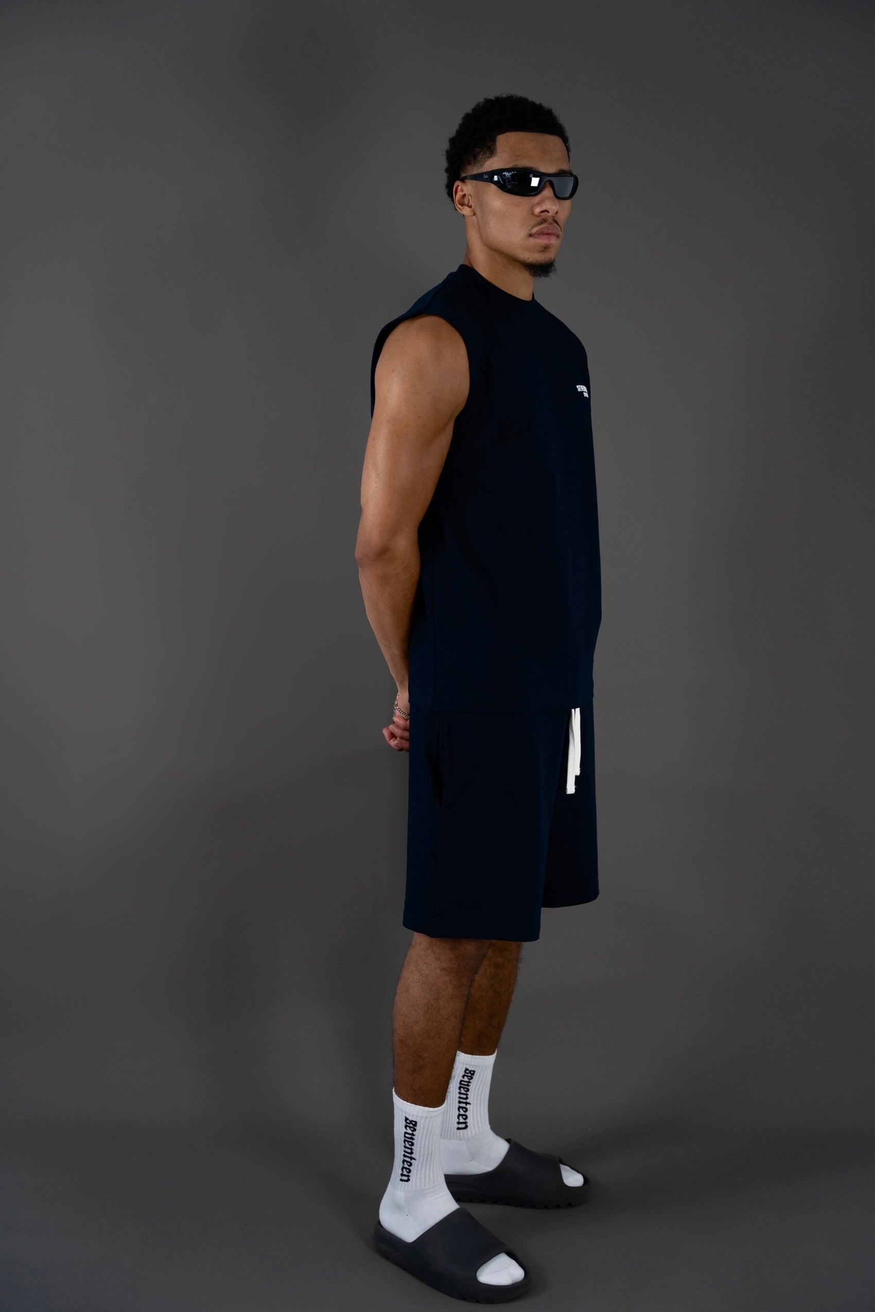 Seventeen Sports Navy Short