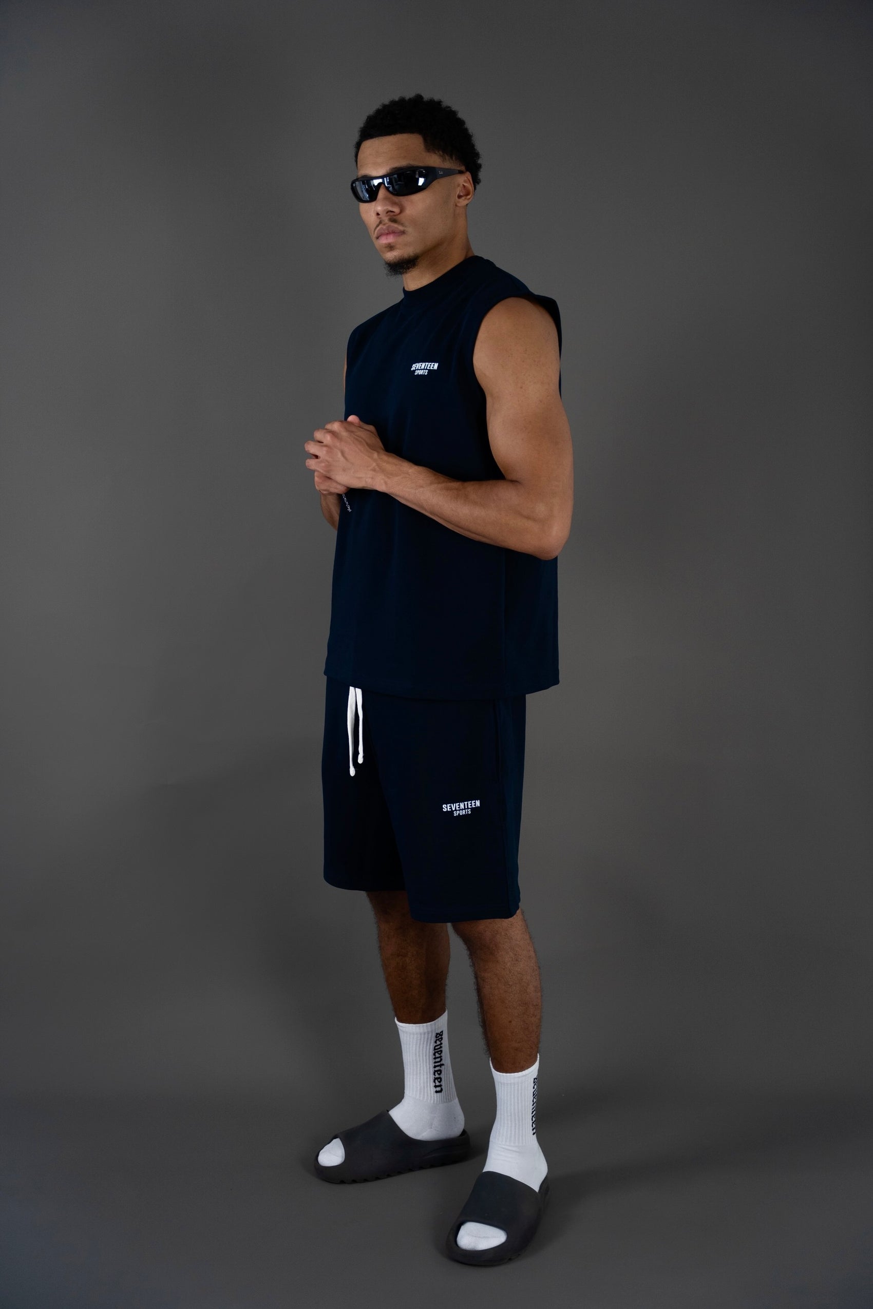 Seventeen Sports Navy Short