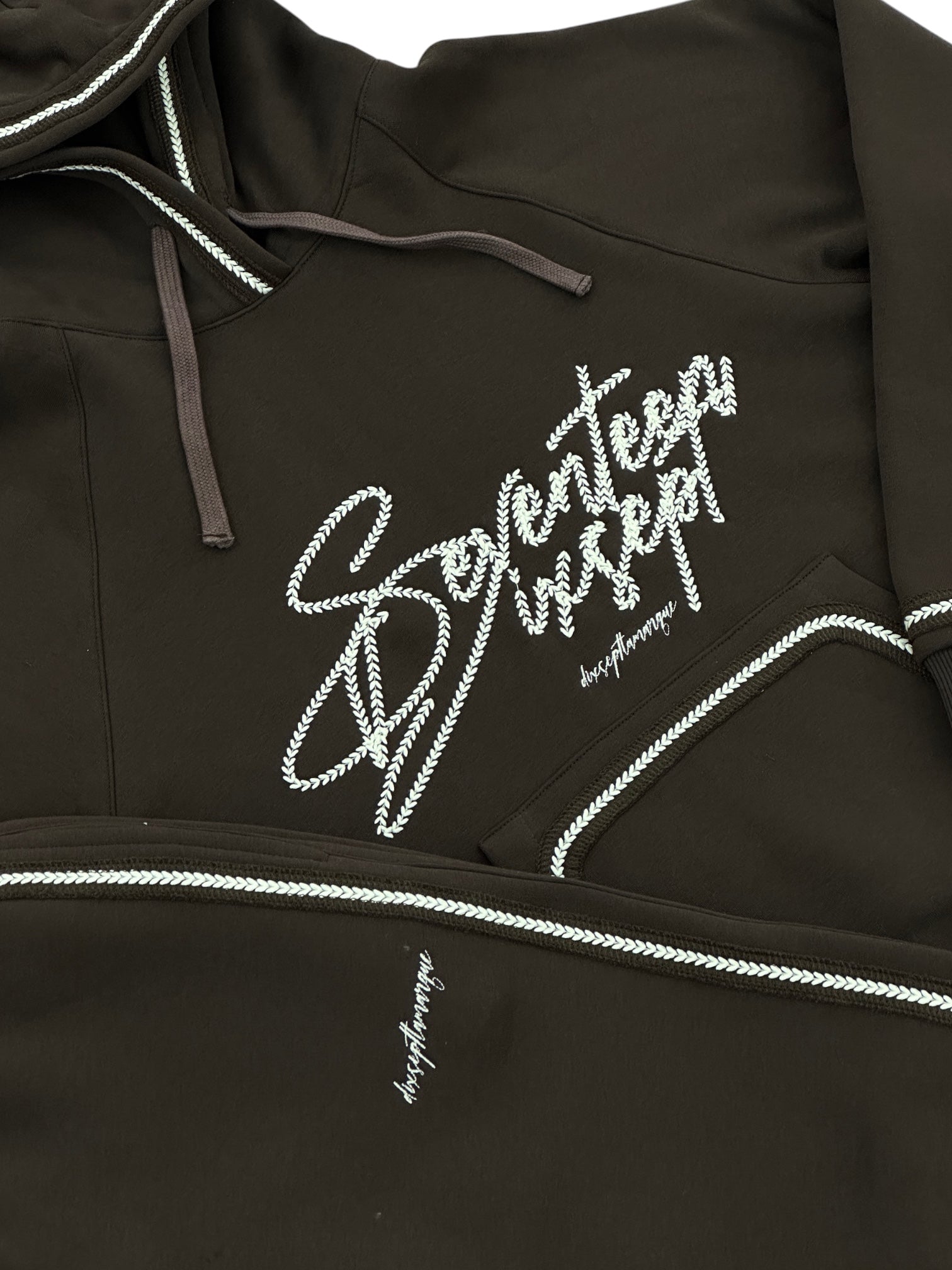 SEVENTEEN セブチ トレーナー Seventeen Dixsept Brown Hoodie – SEVENTEENTHEBRAND