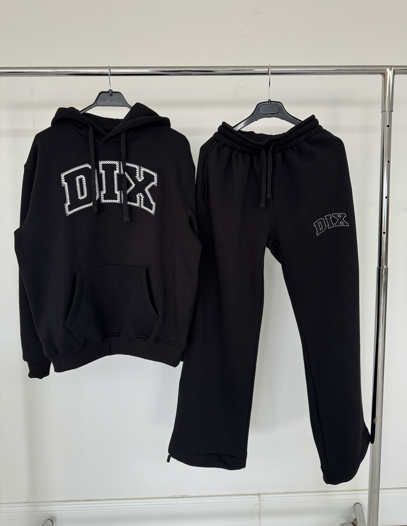 Dix Logo Black Hoodie